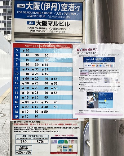 大阪駅から大阪マルビル空港バスのりばへの行き方